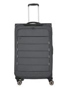 Skaii, 4W Trolley L Exp. Bags Suitcases Black Travelite