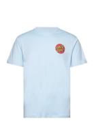 Classic Dot Chest T-Shirt Tops T-shirts Short-sleeved Blue Santa Cruz