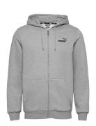 PUMA Ess Small Logo Fz Hoodie Fl Grå