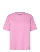 Vidarlene S/S T-Shirt Tops T-shirts & Tops Short-sleeved Pink Vila