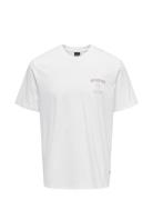 ONLY & SONS Onskye Reg Photo Ss Tee Vit