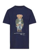 26/1 Jersey-Ss Cn-Kn-Tsh Tops T-shirts Short-sleeved Navy Ralph Lauren...
