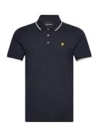 Lyle & Scott Tipped Polo Shirt Marinblå