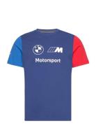 Bmw Mms Ess Logo Tee Sport T-shirts Short-sleeved Blue PUMA Motorsport