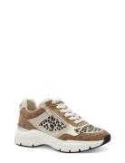 Women Lace-Up Låga Sneakers Beige Tamaris