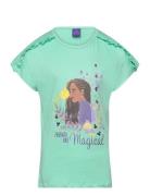 Short-Sleeved T-Shirt Tops T-shirts Short-sleeved Green Princesses
