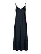 Selected Femme Slftalia-Lena Sl Slip Dress B Marinblå