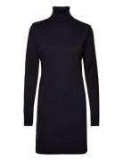 U6801, Milasz Rollneck Dress Knälång Klänning Blue Saint Tropez