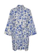 Yasbillie 3/4 Shirt Dress S. Kort Klänning Blue YAS