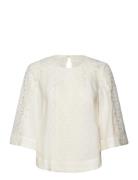 Cmmolly-Blouse Tops Blouses Long-sleeved White Copenhagen Muse