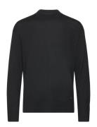 Calvin Klein Merino Mini Mock Neck Sweater Svart