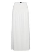 Smock Maxi Skirt Maxiklänning Festklänning White Gina Tricot