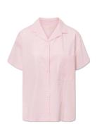 Victoria Shirt Tops Shirts Short-sleeved Pink STUDIO FEDER