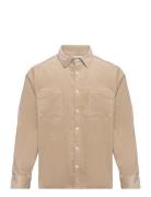 Whiting Overshirt Designers Overshirts Cream Wax London