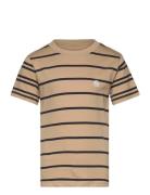 Kobdon S/S Tee Box Jrs Tops T-shirts Short-sleeved Brown Kids Only