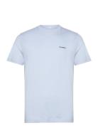 Dune Logo Ss Gots Tops T-shirts Short-sleeved Blue Gabba
