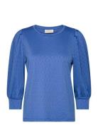 Fqblond-Bl-Balloon Tops Blouses Long-sleeved Blue FREE/QUENT