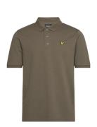 Lyle & Scott Chunky Slub Polo Shirt Grön