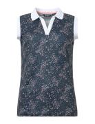 Lds Juliet Sleeveless Tops T-shirts & Tops Polos Navy Abacus
