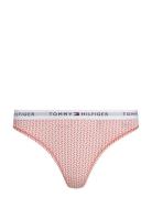 Thong Print Stringtrosa Underkläder White Tommy Hilfiger