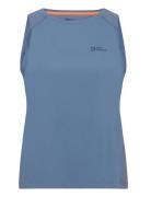 Prelight Chill Tank W Tops T-shirts & Tops Sleeveless Blue Jack Wolfsk...