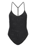 Nike Retro Flow Terry Piece Sport Swimsuits Black NIKE SWIM