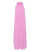 Crbellah Dress - Kim Fit Maxiklänning Festklänning Pink Cream