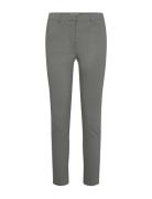 Sc-Lilly Bottoms Trousers Slim Fit Trousers Grey Soyaconcept