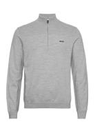Momentum-X_Qz Sport Sweat-shirts & Hoodies Sweat-shirts Grey BOSS