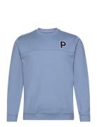 Cloudspun Patch Crewneck Tops Sweat-shirts & Hoodies Sweat-shirts Blue...