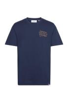 Harajuku T-Shirt Tops T-shirts Short-sleeved Navy Les Deux