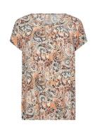 Sc-Esin Tops T-shirts & Tops Short-sleeved Multi/patterned Soyaconcept