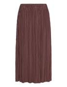 Uma Skirt 10167 Knälång Kjol Brown Samsøe Samsøe