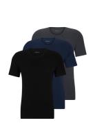 Tshirt Rn 3P Classic Tops T-shirts Short-sleeved Navy BOSS