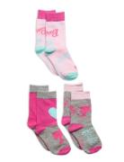 Socks 3-Pack Sockor Strumpor Pink Barbie