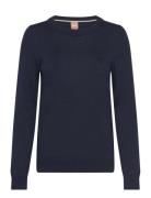 Feganasi Tops Knitwear Jumpers Navy BOSS