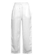 Relaxed Linen Pants Bottoms Trousers White GANT