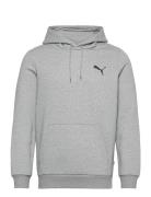 Ess Small Logo Hoodie Fl Sport Sweat-shirts & Hoodies Hoodies Grey PUM...