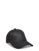 Linen Cap Basic Style Accessories Headwear Caps Black Lindex