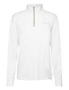 Newport Half Zip Sport Sweat-shirts & Hoodies Fleeces & Midlayers Whit...