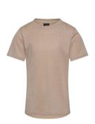 T-Shirt Short-Sleeve Tops T-shirts Short-sleeved Beige Sofie Schnoor B...