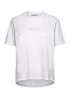 MSCH Copenhagen Mschterina Organic Small Logo Tee Vit