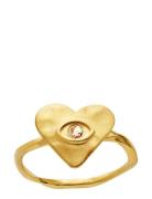 Cassia Ring Ring Smycken Gold Maanesten