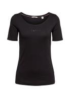 Esprit Casual T-Shirts Svart