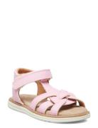 Bisgaard Felicia Shoes Summer Shoes Sandals Pink Bisgaard