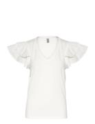 Cugith Poplin T-Shirt Tops T-shirts & Tops Sleeveless White Culture