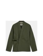 Anerkjendt Akjesper Kimono Overshirt Khaki Green