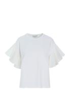 Jenthydea Tops Blouses Short-sleeved White Dea Kudibal