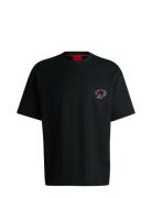 Dimonade Tops T-shirts Short-sleeved Black HUGO