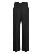 Slfeliana Hw Wide Pant N Bottoms Trousers Suitpants Black Selected Fem...